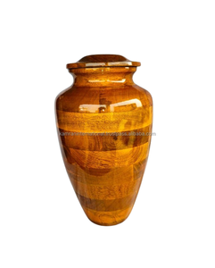 Urnas de cremación de madera tallada para adultos, suministros funerarios para hombres y mujeres - Product Image 5