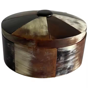 Handcrafted Horn Jewelry <b>Box</b> Natural Buffalo Horn <b>Keepsake</b> Storage Organizer Gift <b>Box</b> - Product Image 6