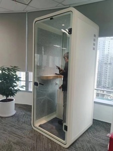 Cabina <span class=keywords><strong>de</strong></span> Oficina Insonorizada para Reuniones Privadas, Cabina Acústica para Oficina, Cabina Insonorizada Ecológica para Reuniones - Product Image 1