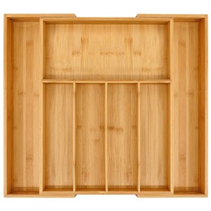 Unités de tiroirs à épices modulaires empilables en bambou en gros - Organiseurs de cuisine - Product Image 2
