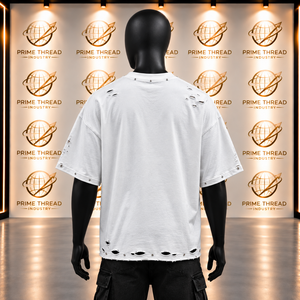 Wholesale Customize Men's Screen Printing <b>T</b> <b>Shirt</b> Men Oversized Heavyweight Cotton Streetwear Printed Boxy Fit Tees - Product Image 4