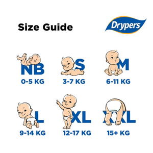 Pañales Drypers Wee Wee Dry para bebés y niños pequeños, talla L (62 unidades x 3), talla L (9-14 kg) - Product Image 4