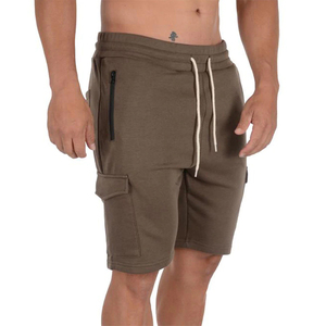 กางเกงขาสั้นเอวสูงแฟชั่นใหม่สำหรับผู้ชาย ผ้าฝ้าย แห้งเร็ว ระบายอากาศได้ดี เป็นมิตรกับสิ่งแวดล้อม เหมาะสำหรับใส่ลำลอง ออกกำลังกาย ฟิตเนส - Product Image 6