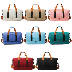 High premium customised nylon baseball duffle bags waterproof portable sports gear solid shade breathable travel gym bag custom - Product Image 2