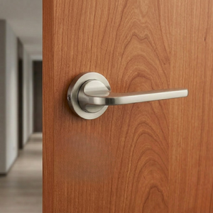 Luxury Modern HI SAFE Brass Mortise | Door <b>Handle</b> Set Elegant Lever Design for Villa Wooden Doors Premium Home Office Hardware - Product Image 4