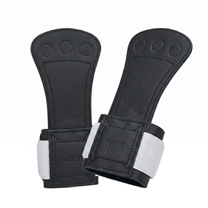 Gymnastics Hand Grips Wholesale Custom Leather Hand Grip Workout <b>Trainer</b> 3 Hole Leather Loops Gymnastic Leather Grip - Product Image 6