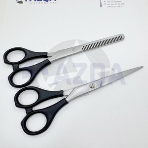 ชุดกรรไกรตัดผมและซอยผมสำหรับช่างตัดผมมืออาชีพ ทำจากสแตนเลส พร้อมด้ามจับพลาสติก สำหรับจัดแต่งทรงผม - Product Image 5