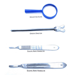 Ensemble d'instruments de chirurgie générale en acier inoxydable avec ciseaux et pinces, instruments à prix avantageux - Product Image 4