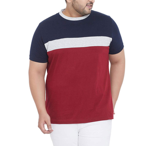 T-shirt de sport pour homme à manches courtes 100 % coton, haute élasticité, respirant, de luxe, uni, coupe ajustée, anti-plis - Product Image 1