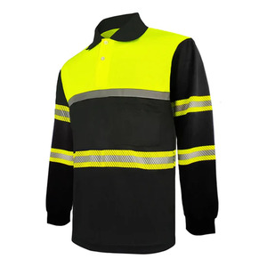 Camiseta de Trabajo Reflectante de Seguridad Vial de Manga Corta de Verano de Poliéster Fluorescente de Alta Visibilidad con Logotipo Personalizado - Product Image 6