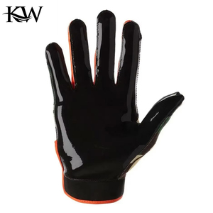 Gripey Best Quality Polyester Spandex Pu American Football <b>Gloves</b> Sublimated Finger Camo Print Design Custom Logo Breathable - Product Image 3