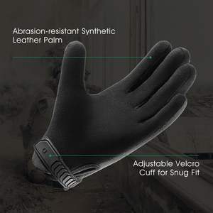 Guantes de Trabajo con Pantalla Táctil para Hombre, Guantes de Seguridad Transpirables y Refrescantes para Camping, Jardinería, Senderismo, Correr y Conducir - Product Image 3