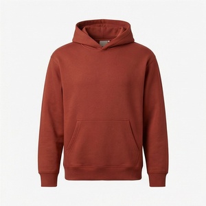 Sudadera con Capucha Básica de Moda para Hombre, Mezcla de Algodón, Bolsillo Tipo Canguro, Diseño Personalizado, Fabricante OEM, Color Personalizado, Elegante - Product Image 1