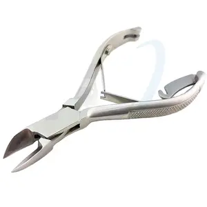 High-grade Stainless Steel Classic Podiatry Toe Nail Nippers (Safety Lock) Toenail Clippers Thick nails Ingrown Nails Suitable