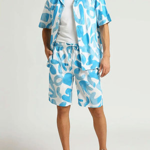 Service OEM – Short de sport pour homme 100 % coton, personnalisable, motif écossais vintage sur le devant, respirant et anti-plis - Product Image 3