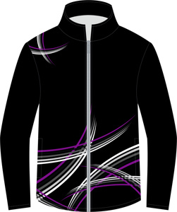 Chaqueta Deportiva Unisex de Verano Furat Leathers, Ligera, Estampada, con Cierre Completo, 2 en 1, Corte Holgado, Dobladillo Dividido, Azul, Blanco, Marino - Product Image 4