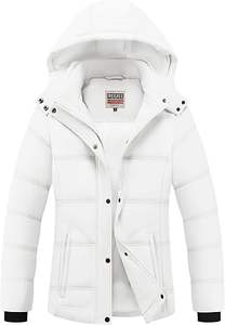 Chaqueta Acolchada de Invierno para Mujer al por Mayor, Chaqueta de Poliéster y Algodón con Cierre - Product Image 5