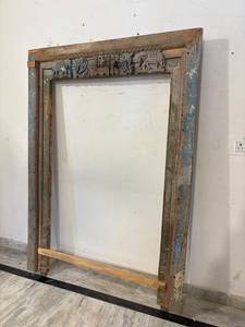 Espejo de Pared de Lujo con Marco de Madera Grande, Tallado, Moderno, de Plástico, de Cuerpo Entero, para Vestidor, Colgante, Estilo Antiguo para Sala de Estar - Product Image 3