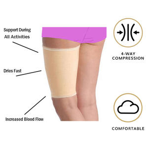 ปลอกรัดข้อเข่า UBEST ผลิตจากไนลอน สแปนเด็กซ์ และยางถัก ช่วยพยุงและป้องกันข้อเข่า เหมาะสำหรับผู้ชายและผู้หญิง - Product Image 5