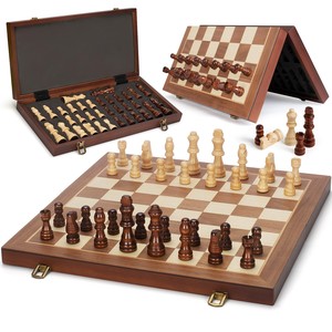Stylish Jute Wrapped Wooden <b>Chess</b> <b>Set</b> - Handcrafted Mango <b>Wood</b> - Wholesale - Product Image 1
