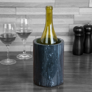 Fournisseur en gros de seaux à glace en marbre au design moderne, seaux à glace en pierre blanche, meilleures ventes, promotion - Product Image 3