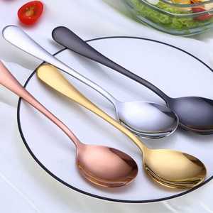 Handmade <b>Style</b> Hammered Stainless Steel Shell Spoon with Gold Silver Finish for Serving Salad, Rice & Side Dishes - Product Image 6