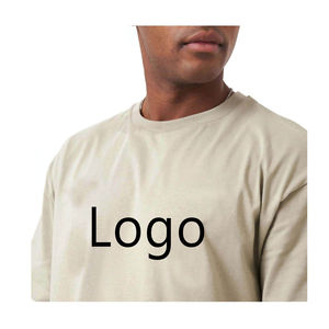 Camisetas de hombre de algodón 100% estilo liso extendido de fábrica OEM, camiseta oversize con diseño personalizado para hombre - Product Image 5