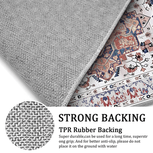 Boho 3-Piece Non-Slip Kitchen Rug Set Thick <b>Washable</b> Floor Mats <b>Runner</b> and Mats Durable Kitchen Flooring - Product Image 3