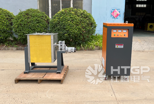 Lò Nung Nóng Chảy Cảm Ứng Điện Tử Quay Bằng Thép Kim Loại Bằng Đồng Sắt Đồng Vàng 25 Kg 50 Kg 100 Kg - Product Image 3