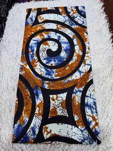 Tela Africana con Estampado de Cera Estilo Ghana, 100% Algodón, para Confección de Ropa, Manualidades y Tela para el Cuerpo (Loincloth) Congo - Product Image 4