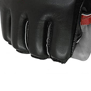ถุงมือต่อสู้ MMA พิมพ์โลโก้ตามสั่ง สำหรับยิมและการแข่งขัน ถุงมือ MMA แบบเปิดฝ่ามือ ทนทาน สำหรับศิลปะการต่อสู้แบบผสมผสาน - Product Image 4