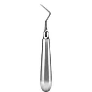 Élévateur de fragment de racine Heidbrink Premium 140 mm |   Élévateur d'apex angulaire en acier inoxydable pour extractions dentaires atraumatiques - Product Image 3