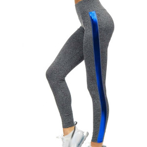 Leggings Deportivos para Mujer con Diseño de Franja Reflectante Lateral, Ropa de Yoga, Gimnasio, Fitness, Compresión - Product Image 2