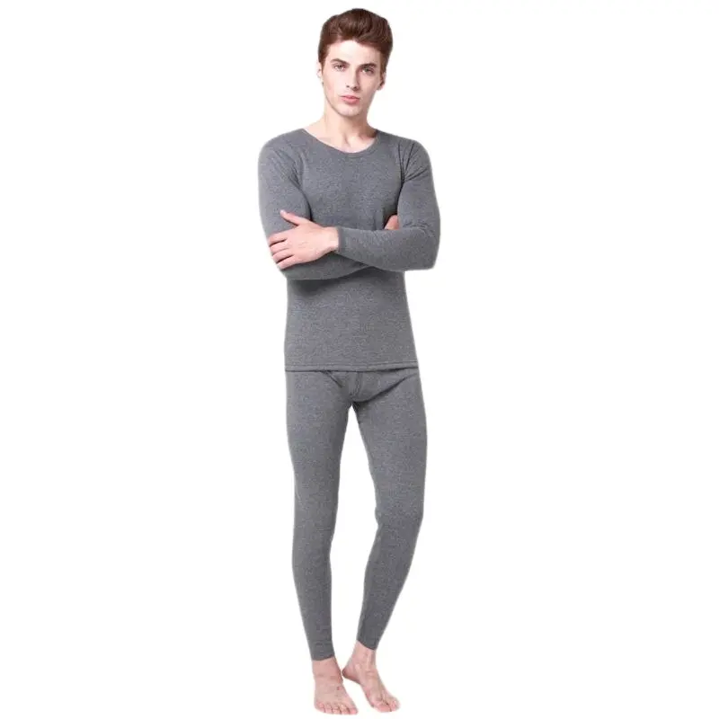 Winter Warm Long Johns Set Men Cotton Thermal Underwear Sets Tops Bottom Thermal Wear and Women Casual Jersey