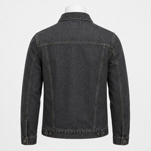 Wholesale <b>mens</b> jean <b>jackets</b> featuring comfortable materials modern detailing and customizable colors for clothing - Product Image 5