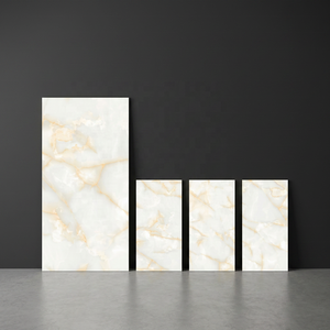 Onyx Gold 800x1600mm Azulejos de porcelana esmaltada-Suelo de salón de Villa pulido Exportación de lujo de India a Burkina Faso - Product Image 1