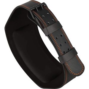 Ceinture de musculation en cuir premium pour hommes et femmes, réglable, pour la musculation, le squat et le soutien du dos - Product Image 3