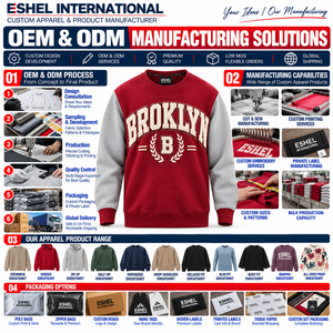 Sudaderas Bordadas de Fábrica OEM con Opciones de Algodón Anillado para Marcas de Ropa y Pedidos al por Mayor para Compradores Globales - Product Image 6