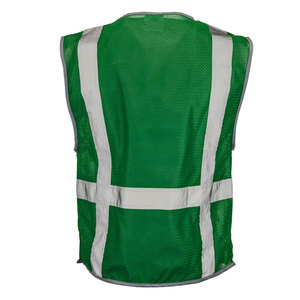 High Visibility Reflective Vest Front Pocket Construction <b>Worker</b> Safety Work Clothing Night Duty Security Vest <b>Jackets</b> - Product Image 6