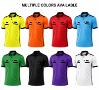 Maillot d'arbitre de football personnalisé, short d'arbitre de football professionnel, impression sublimée OEM ODM, séchage rapide, respirant, vêtements d'équipe