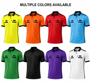 Camiseta de Árbitro de Fútbol Personalizada, Camiseta de Árbitro de Fútbol Profesional, Impresión Sublimada OEM ODM, Secado Rápido, Transpirable, Ropa Deportiva de Equipo - Product Image 2