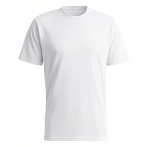 Men's Black Short Sleeve Crew Neck Moisture Wicking <b>Polyester</b> <b>T</b>-<b>Shirt</b> Regular Fit Solid Color All Seasons Sport Top - Product Image 6