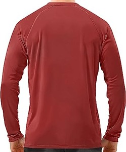 Camiseta de Manga Larga con Logotipo Personalizado de Fábrica al por Mayor, el Mejor Diseño, Camiseta Deportiva para Hombre con Protección Solar - Product Image 2