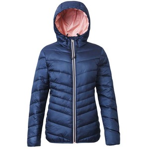 Chaqueta Acolchada para Mujer, Estilo Moderno, Impermeable, Transpirable, con Capucha, para Uso en Exteriores en Invierno, Color Liso, Ecológica - Product Image 4