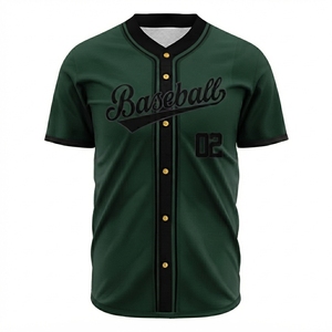 Maillots de baseball personnalisés, maillots de baseball cousus pour équipes américaines, vente en gros de maillots de baseball en polyester - Product Image 1