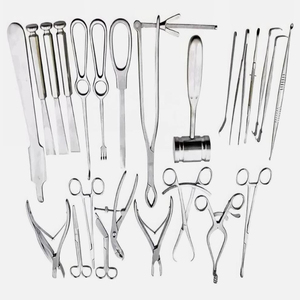 Juego Básico de Instrumentos Quirúrgicos Ortopédicos Certificados ISO13485 de 25 Piezas con Caja para Cirugía General (Manual) - Product Image 3