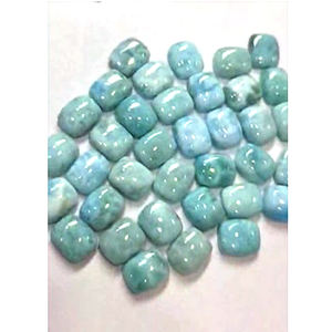 Lot de 220 pierres précieuses en larimar bleu, cabochons octogonaux et coussinets de 5x3, 6x4, 7x5, 8x6, 9x7, 10x8, 11x9 mm, 562 carats, Iroc Sales, pierres précieuses en vrac, 124 $ US - Product Image 3