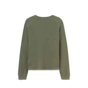 Women Long Plain Cotton Sweatshirts Unisex <b>Drop</b> Shoulder Fleece Sweat Shirt Women Custom Sweatshirt Crewneck Sweatshirt - Product Image 2