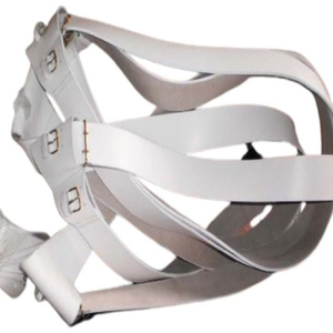 White Genuine Leather <b>Harness</b> <b>Belt</b> Adjustable Strap Buckle Napoleonic French White Sword <b>Belts</b> - Product Image 3