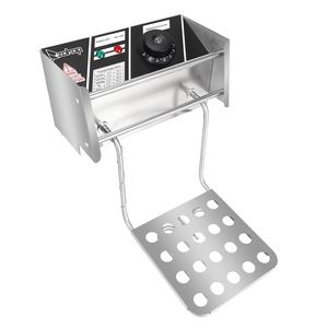Friggitrice Elettrica Monoblocco da 11.4QT/10.8L, 2500W, in Acciaio Inossidabile, Finitura Argento, Spina 110V Tipo CN - Product Image 3